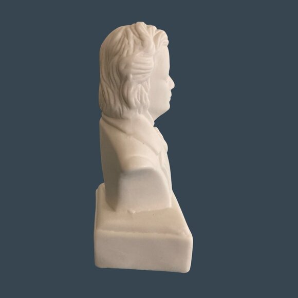 Willis Music Company Chopin Classical Composer Statuette 5” Porcelain Bust - Picture 3 of 7